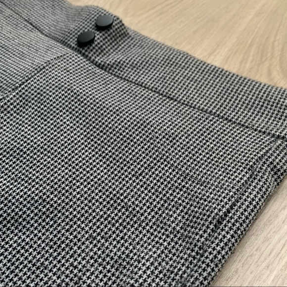 Valleygirl Pants - Miss Valley Black and White Plaid Fitted Pants